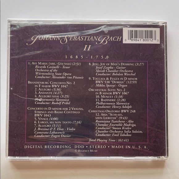 NEW-Bach II The Masterpiece Collection CD - Picture 4 of 6
